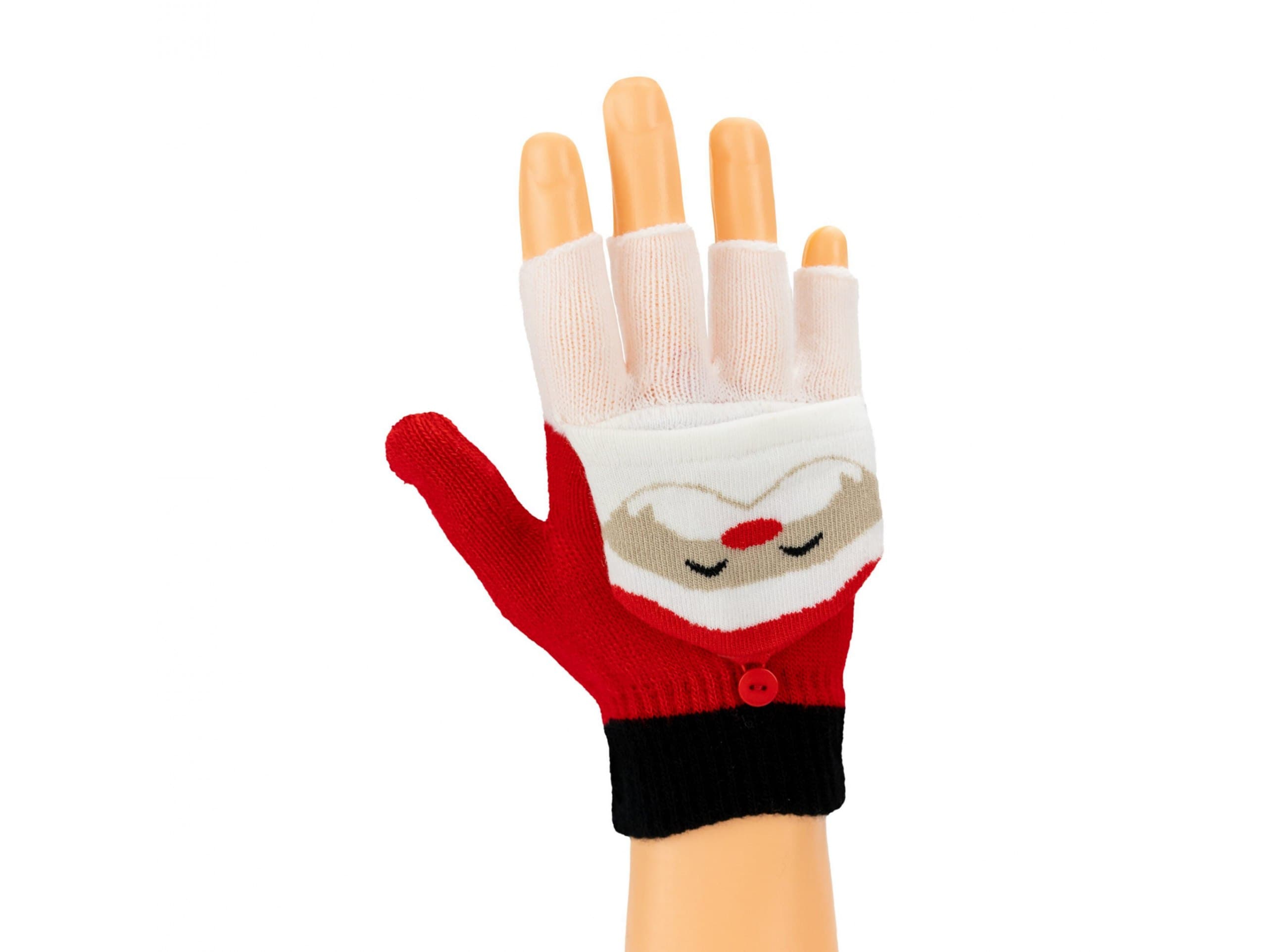 Rękawiczki dziecięce kolorowe dla dzieci świąteczne mikołaj święta