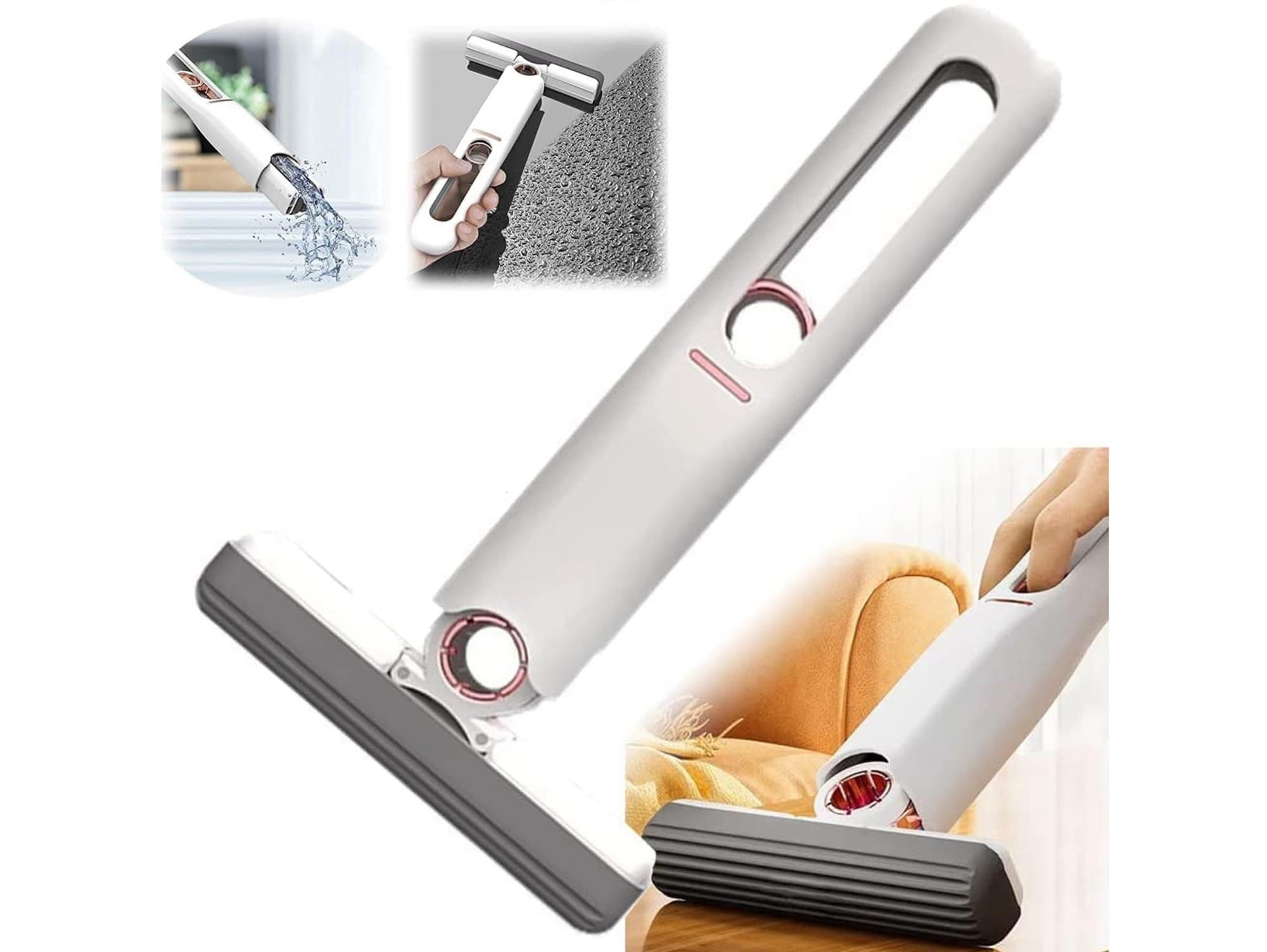 Mop mini przenośny super chłonny gąbka składany bezdotykowy automat