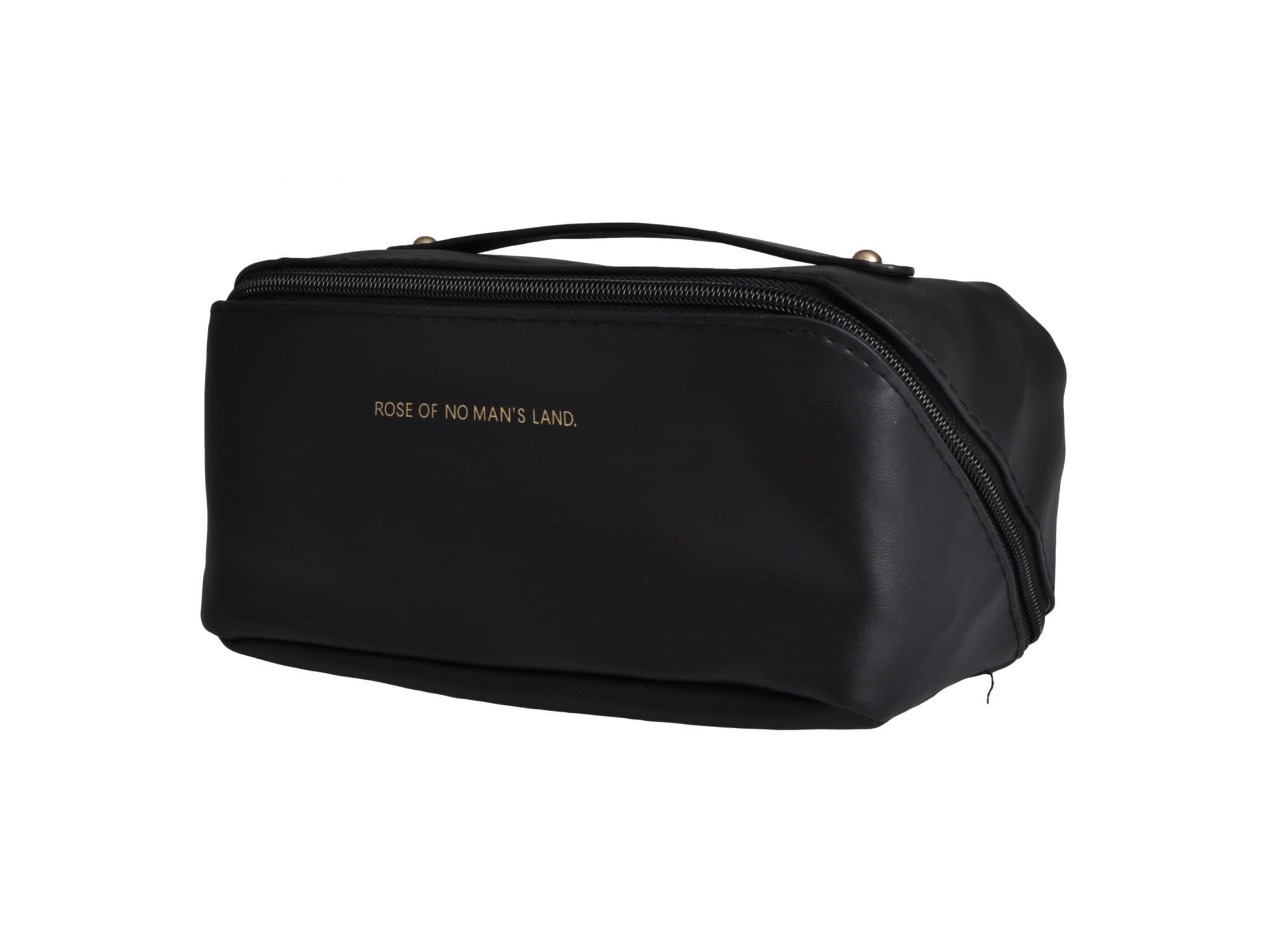 Kosmetyczka damska podróżna organizer na kosmetyki kuferek do samolotu czarna