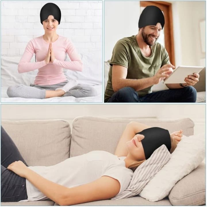 Czapka na Migrenę Ból głowy Gorączkę