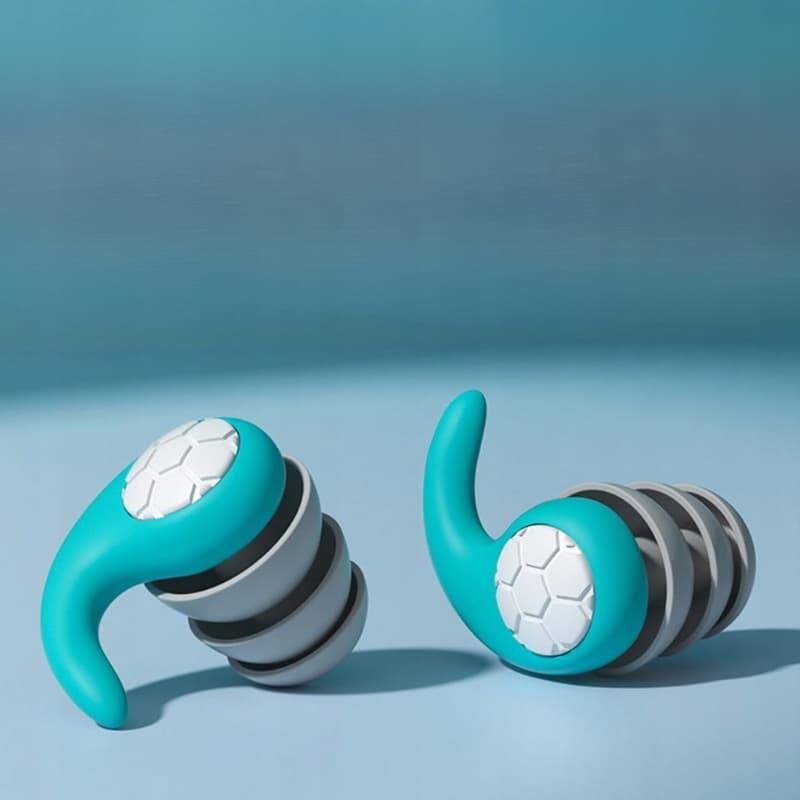 Silikonowe Zatyczki do Uszu PRO – Stopery do Spania, Pracy, Basenu | Tłumienie do 40 dB + Etui