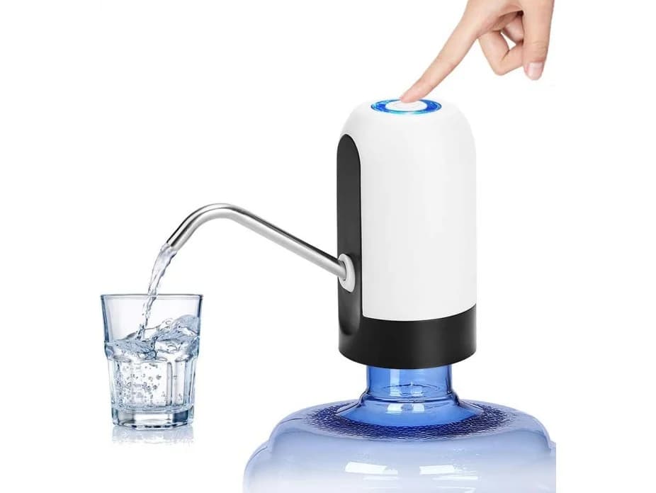 Elektryczna Pompka do Wody LED – Bezprzewodowy Dystrybutor USB | Do Butli 5–20L